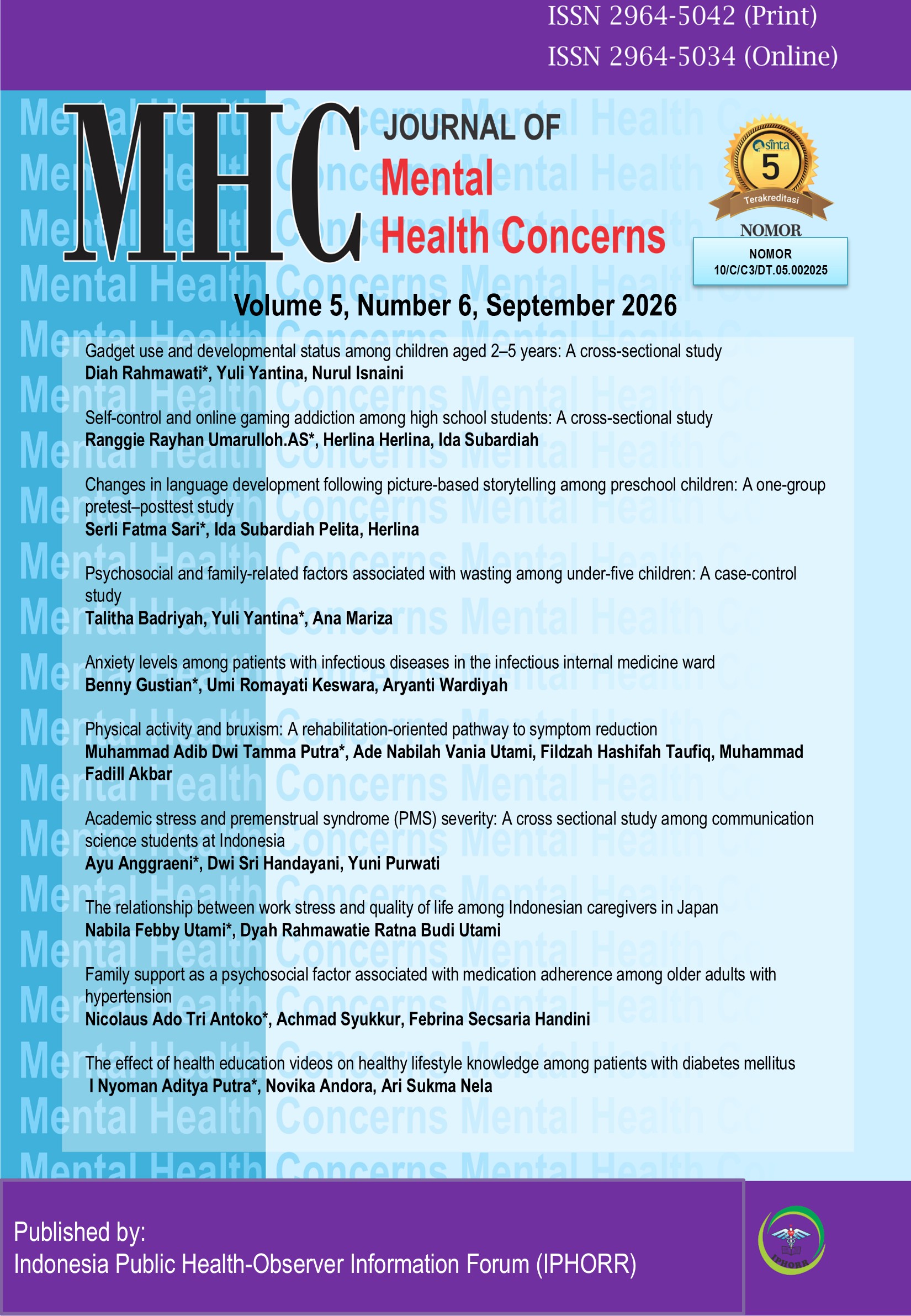 					View Vol. 5 No. 6 (2026): September Edition 2026
				